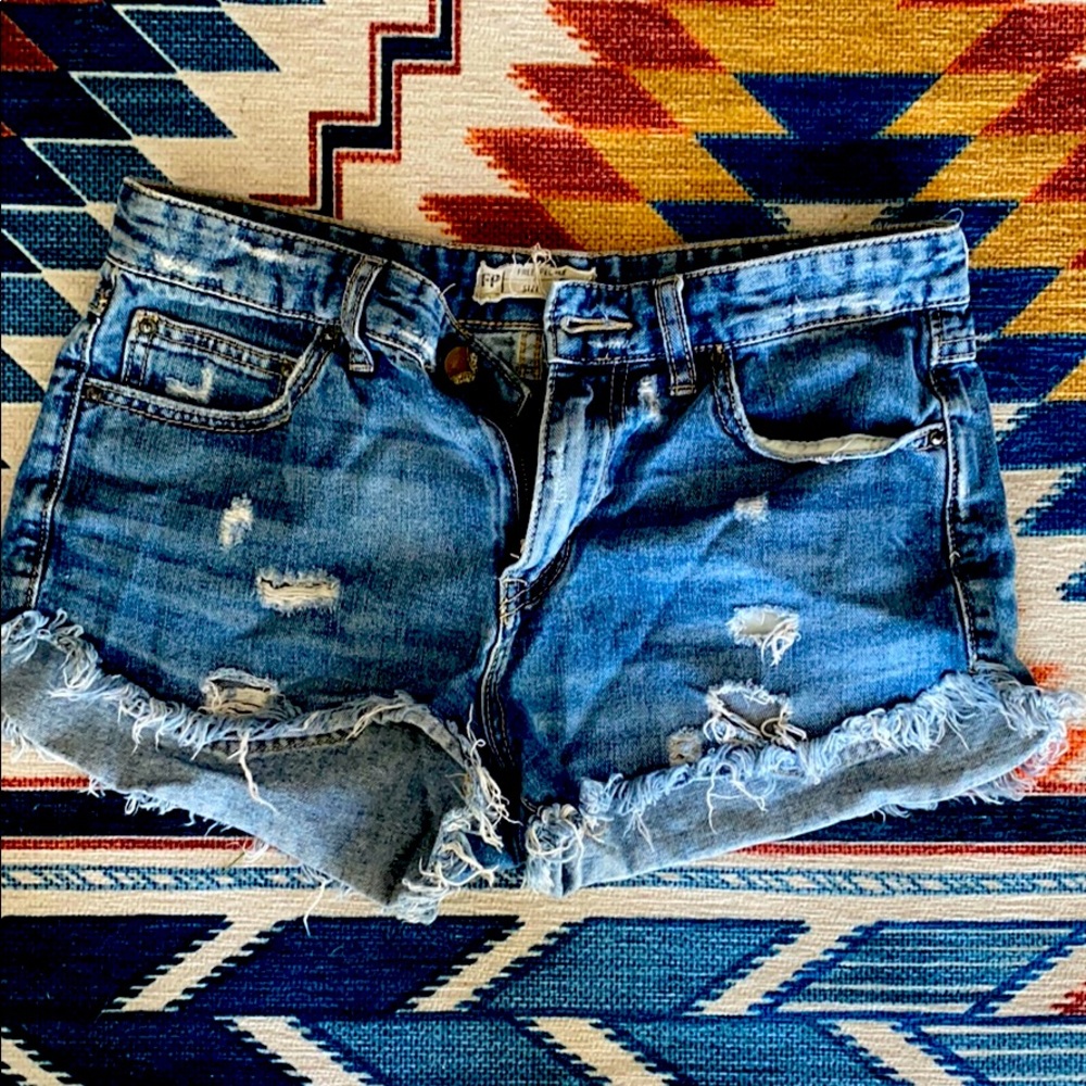 SOLD Free People distressed shorts